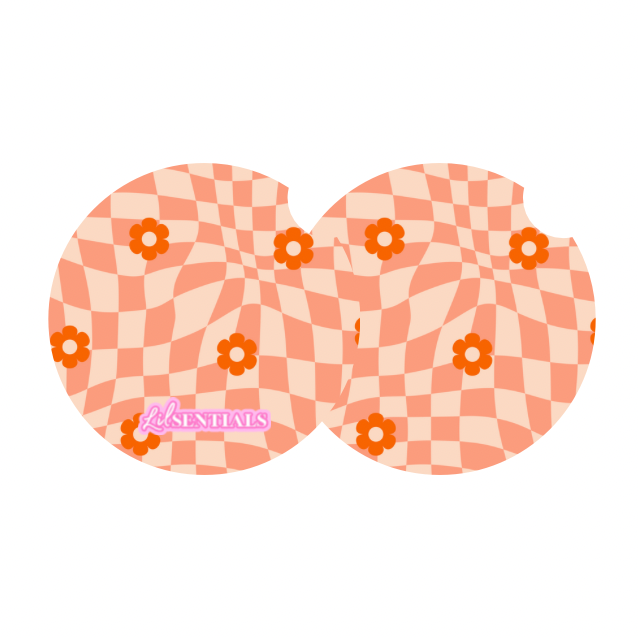 Car coaster: Groovy (2pk)