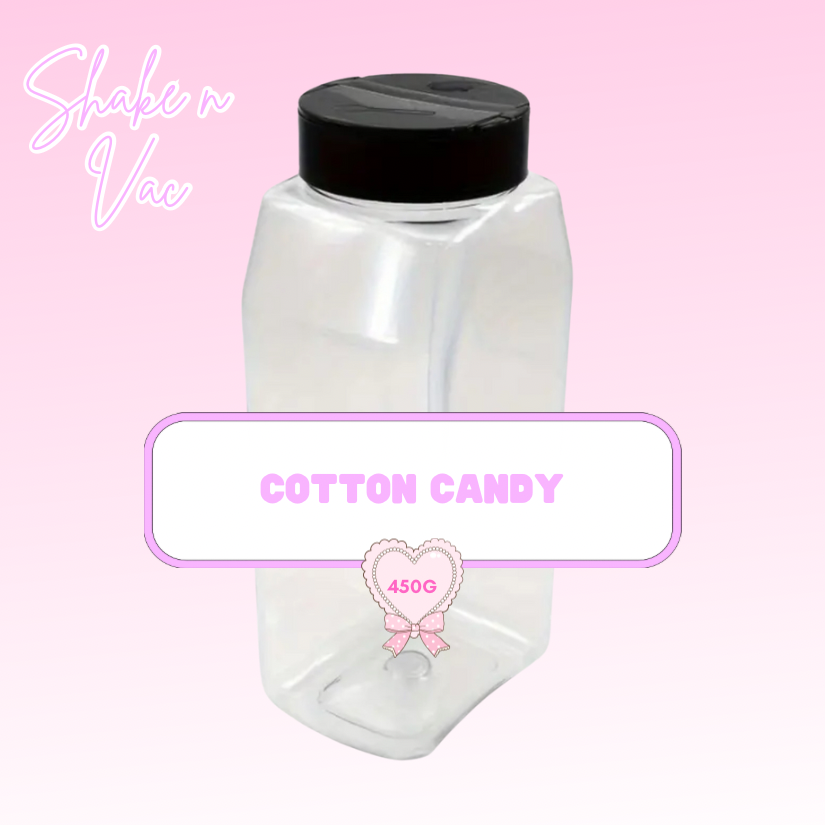 Cotton candy: 250g Shake n Vac