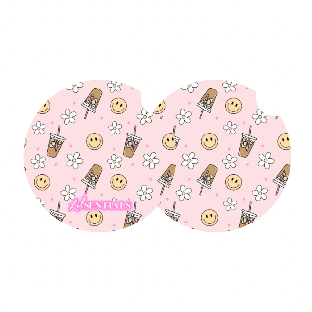 Car coaster: Coffee lovers (2pk)