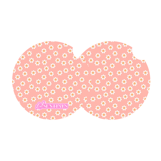 Car coaster: Daisy (2pk)