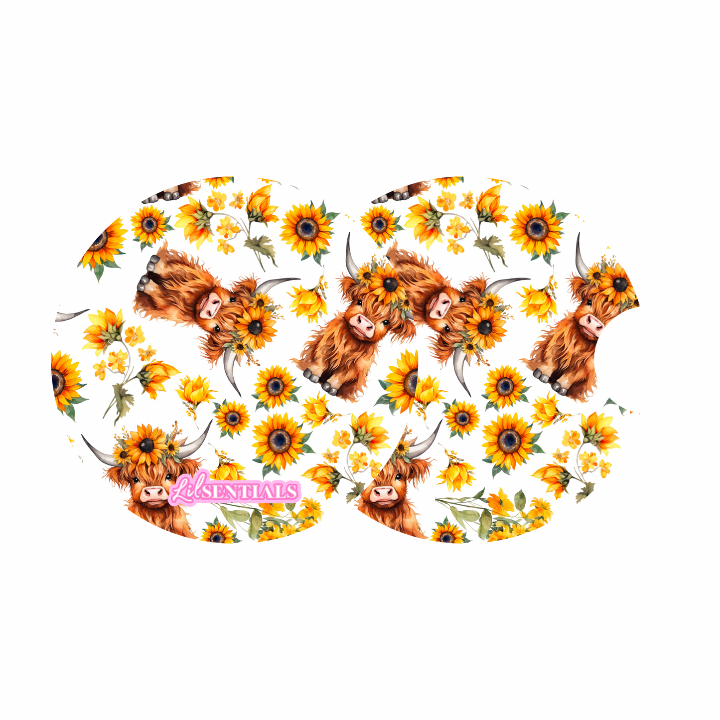 Car coaster: Highland cow (2pk)