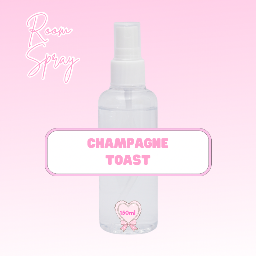 Champagne toast: 150ml Room Spray