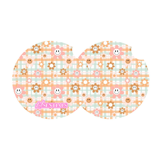 Car coaster: Flower girl (2pk)