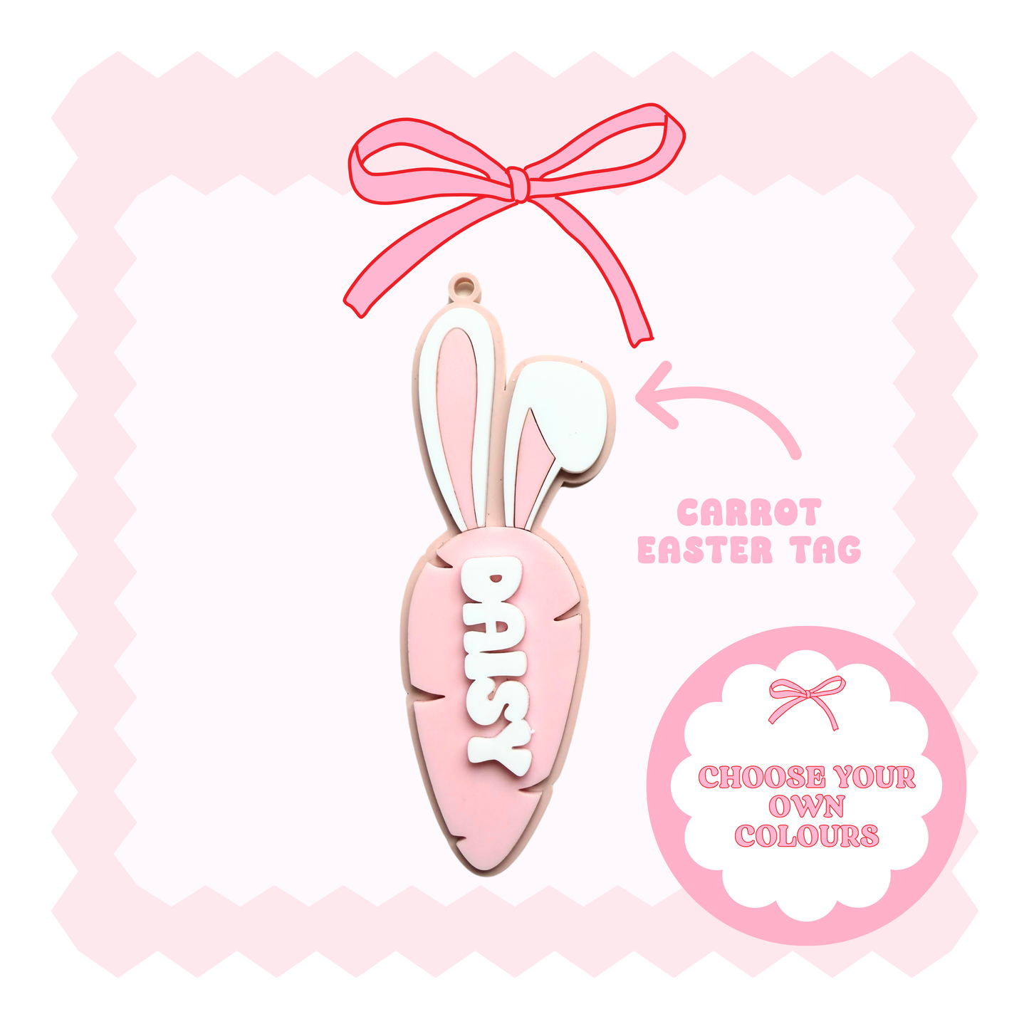 Carrot Easter Tag