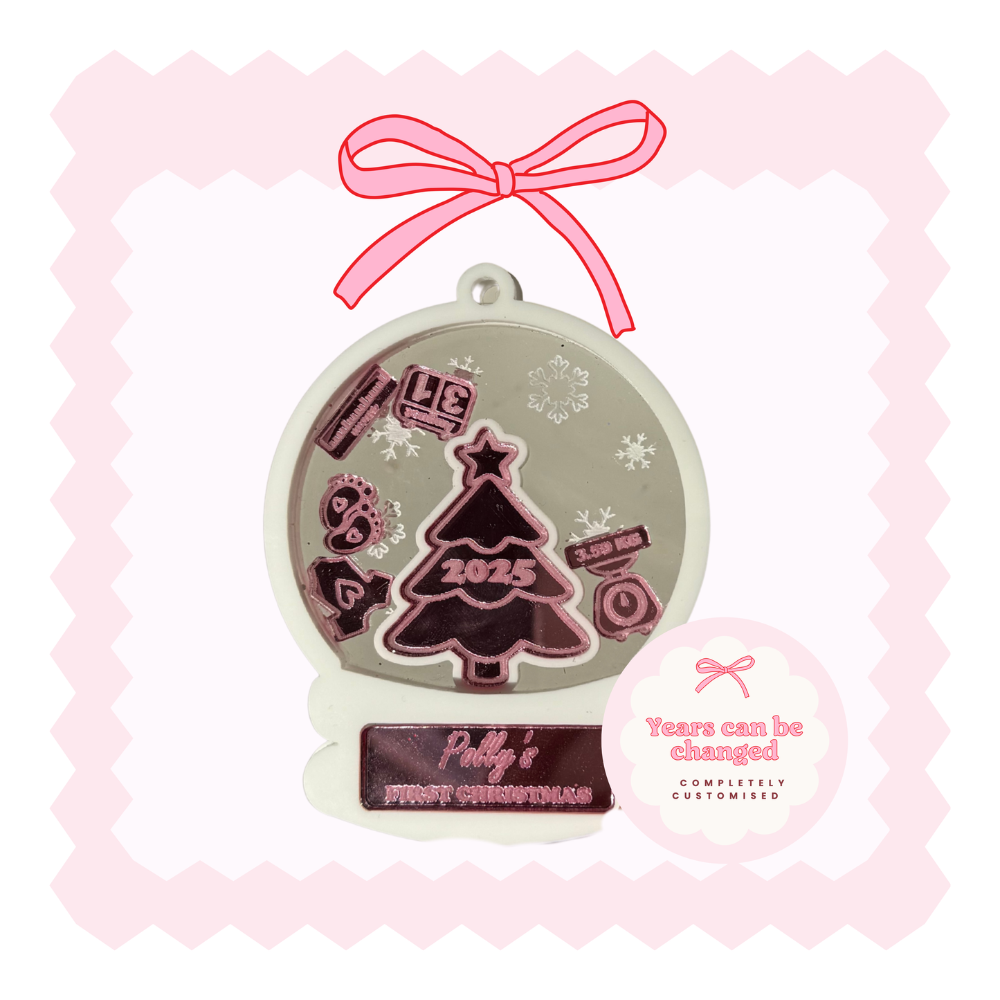 First Christmas: Personalised ornament