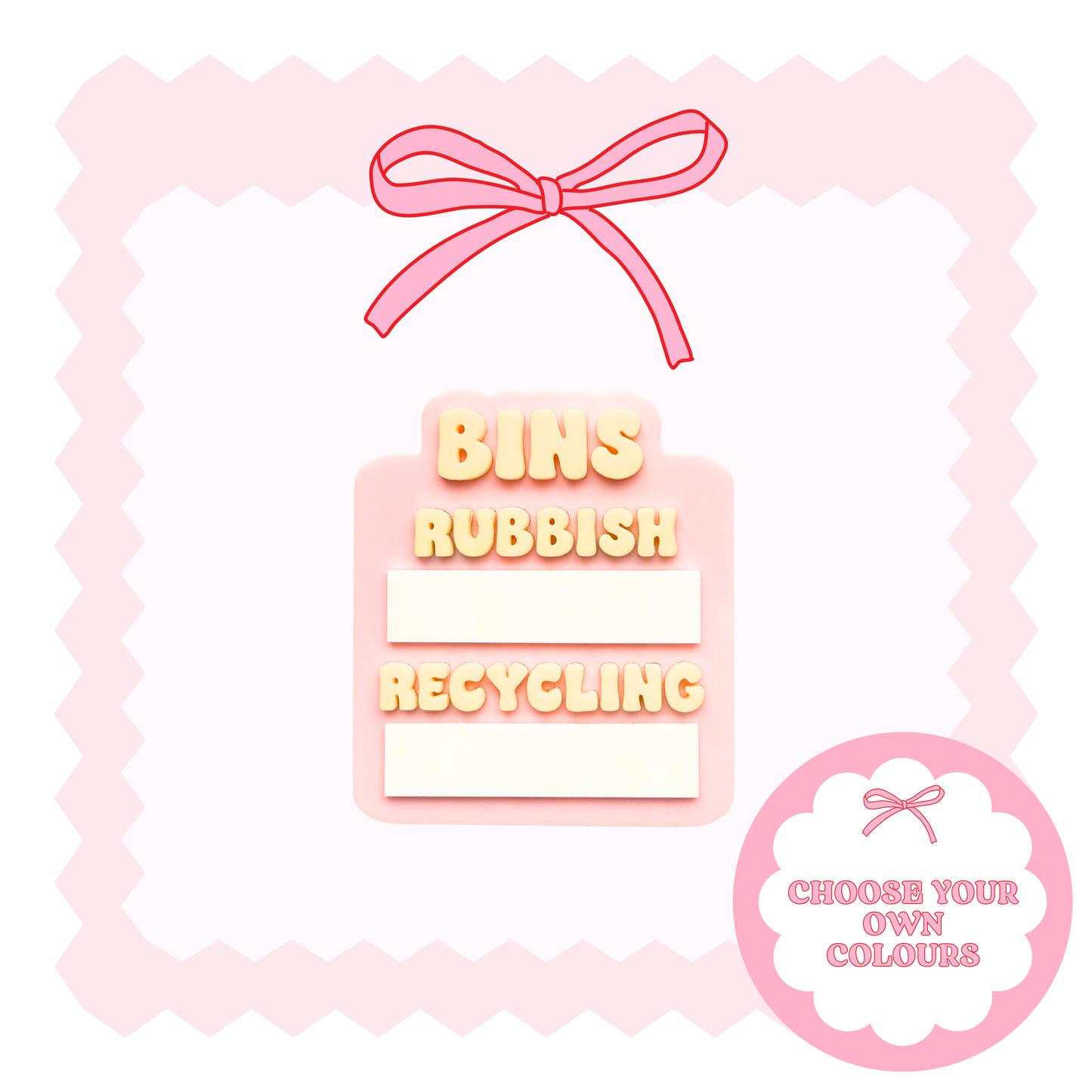 Bin Reminder Fridge Board