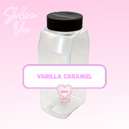 Vanilla caramel: 450g Shake n Vac