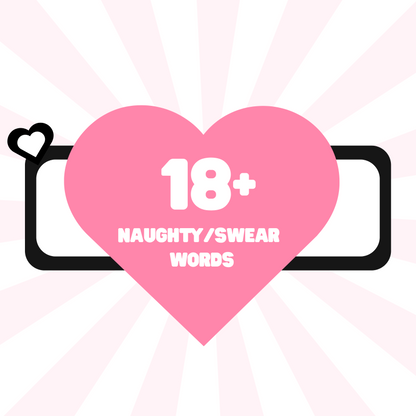 NAUGHTY/SWEAR Number plate keyring