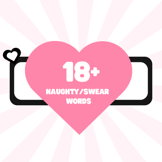 NAUGHTY/SWEAR Number plate keyring