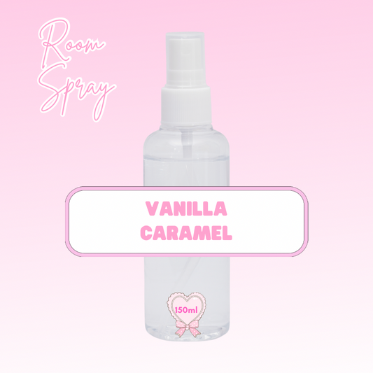 Vanilla caramel: 150ml Room Spray