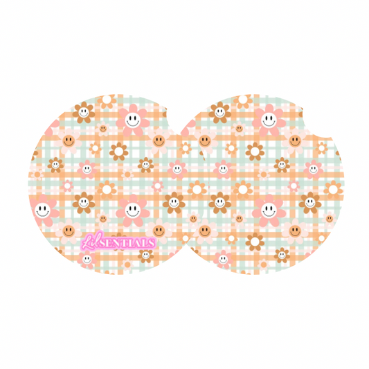 Car coaster: Flower girl (2pk)