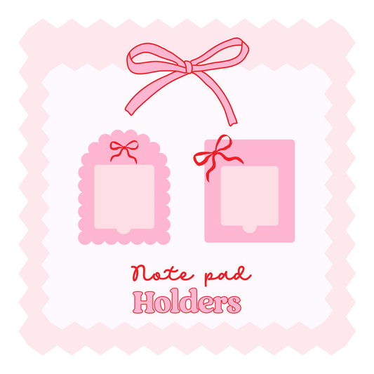 Note pad holder