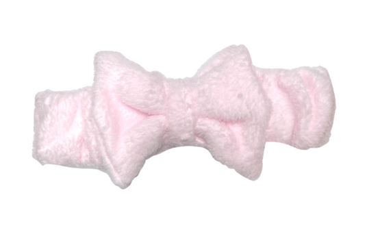 Pink makeup headband